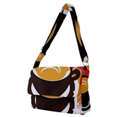 Coffee Tea Cappuccino Full Print Messenger Bag (m) by uniart180623