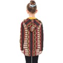 Textile Pattern Abstract Fabric Kids  Double Breasted Button Coat View2