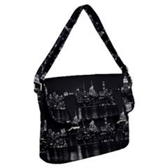 New York Skyline Buckle Messenger Bag by Bedest