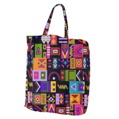 Abstract A Colorful Modern Illustration--- Giant Grocery Tote by Bedest