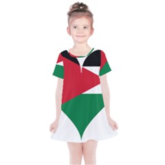 Heart-love-affection-jordan Kids  Simple Cotton Dress by Bedest