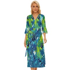 Painting-01 Midsummer Wrap Dress by nateshop