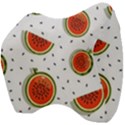 Seamless Background Pattern with Watermelon Slices Velour Head Support Cushion View4