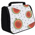 Seamless Background Pattern with Watermelon Slices Full Print Travel Pouch (Big) View2