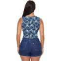 Cute Seamless Owl Background Pattern Women s Sleeveless Wrap Top View4