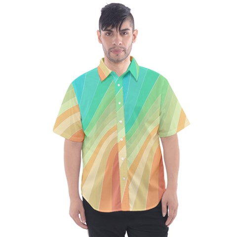 Arrangement-aesthetics-aesthetic Men s Short Sleeve Shirt by Bedest