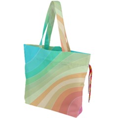 Arrangement-aesthetics-aesthetic Drawstring Tote Bag by Bedest