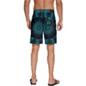 Ornament-district-turquoise Men s Beach Shorts View4