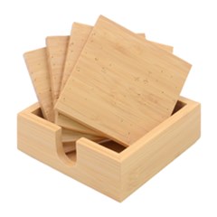 Arrangement-aesthetics-aesthetic-- Bamboo Coaster Set by Bedest