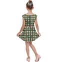 Christmas-paper-christmas-pattern Kids  Cap Sleeve Dress View2