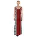 Background-damask-red-black Thigh Split Maxi Dress View2