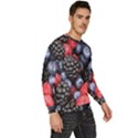 Berries-01 Men s Fleece Sweatshirt View3