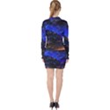 Landscape-sci-fi-alien-world V-neck Bodycon Long Sleeve Dress View2