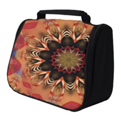 Abstract-kaleidoscope-design Full Print Travel Pouch (small) by Bedest