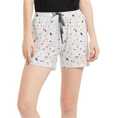 Terrazzo Natural Stone Pattern Art Women s Runner Shorts by pakminggu