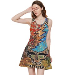 Grateful Dead Rock Band Inside Out Racerback Dress by Cowasu