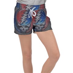 Grateful Dead Logo Women s Velour Lounge Shorts by Cowasu