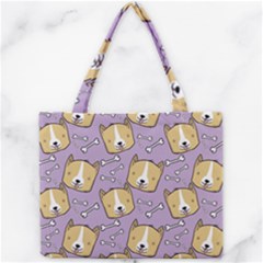 Corgi Pattern Mini Tote Bag by Cowasu