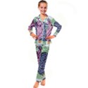 Brain-heart-balance-emotion Kids  Satin Long Sleeve Pajamas Set View1