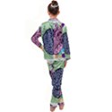 Brain-heart-balance-emotion Kids  Satin Long Sleeve Pajamas Set View2