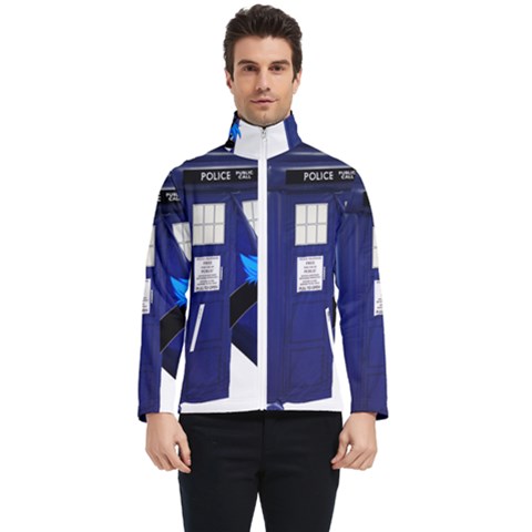 Tardis-doctor-who Men s Bomber Jacket by Cowasu