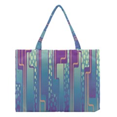 Non-seamless-pattern-background Medium Tote Bag by Cowasu