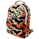 Bat pattern Flap Pocket Backpack (Small) View1