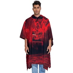 Planet-hell-hell-mystical-fantasy Men s Hooded Rain Ponchos by Cowasu