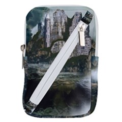 Sea-island-castle-landscape Belt Pouch Bag (small) by Cowasu