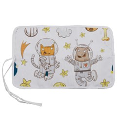 Astronaut-dog-cat-clip-art-kitten Pen Storage Case (l) by Sarkoni