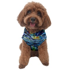 Dog Cartoon Vincent Van Gogh s Starry Night Parody Dog Sweater by Sarkoni