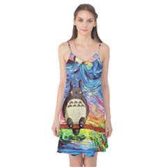 Cartoon Starry Night Art Van Gogh Parody Camis Nightgown  by Sarkoni