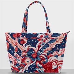 America Pattern Back Pocket Shoulder Bag  by Valentinaart