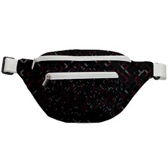 Abstract Dark Pattern Minimal Fanny Pack by Bedest