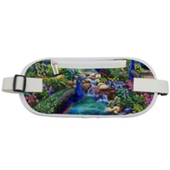 Peacocks  Fantasy Garden Rounded Waist Pouch by Bedest