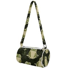 Frog Pattern Mini Cylinder Bag by Valentinaart