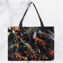 Shoal Of Koi Fish Water Underwater Zipper Medium Tote Bag by Ndabl3x