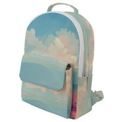 Anime Landscape Flap Pocket Backpack (small) by Sarkoni