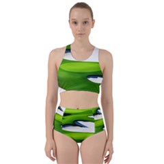 Golf Course Par Green Racer Back Bikini Set by Sarkoni