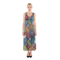 Mandala Pattern Abstract , Mandala, Pattern, Abstract Sleeveless Maxi Dress by nateshop