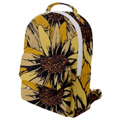 Colorful Seamless Floral Pattern Flap Pocket Backpack (small) by Sarkoni