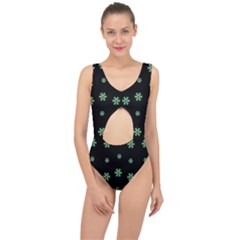 I Love Guitars In Pop Arts Blooming Style Center Cut Out Swimsuit by pepitasart