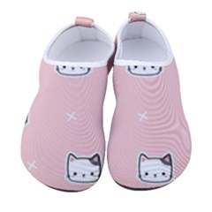 Cute Cat Cartoon Doodle Seamless Pink Pattern Women s Sock-style Water Shoes by Grandong