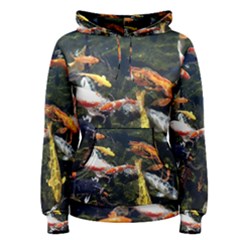 Koi Pond 3d Fish Women s Pullover Hoodie by Grandong