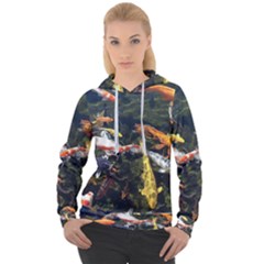 Koi Pond 3d Fish Women s Overhead Hoodie by Grandong