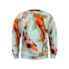 Koi Fish Kids  Sweatshirt by Grandong