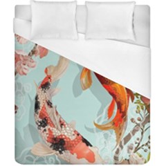 Koi Fish Duvet Cover (california King Size) by Grandong