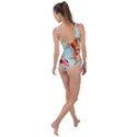 Koi Fish Side Cut Out Swimsuit View2