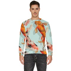 Koi Fish Men s Fleece Sweatshirt by Grandong