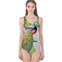 Peacock Art One Piece Swimsuit View1